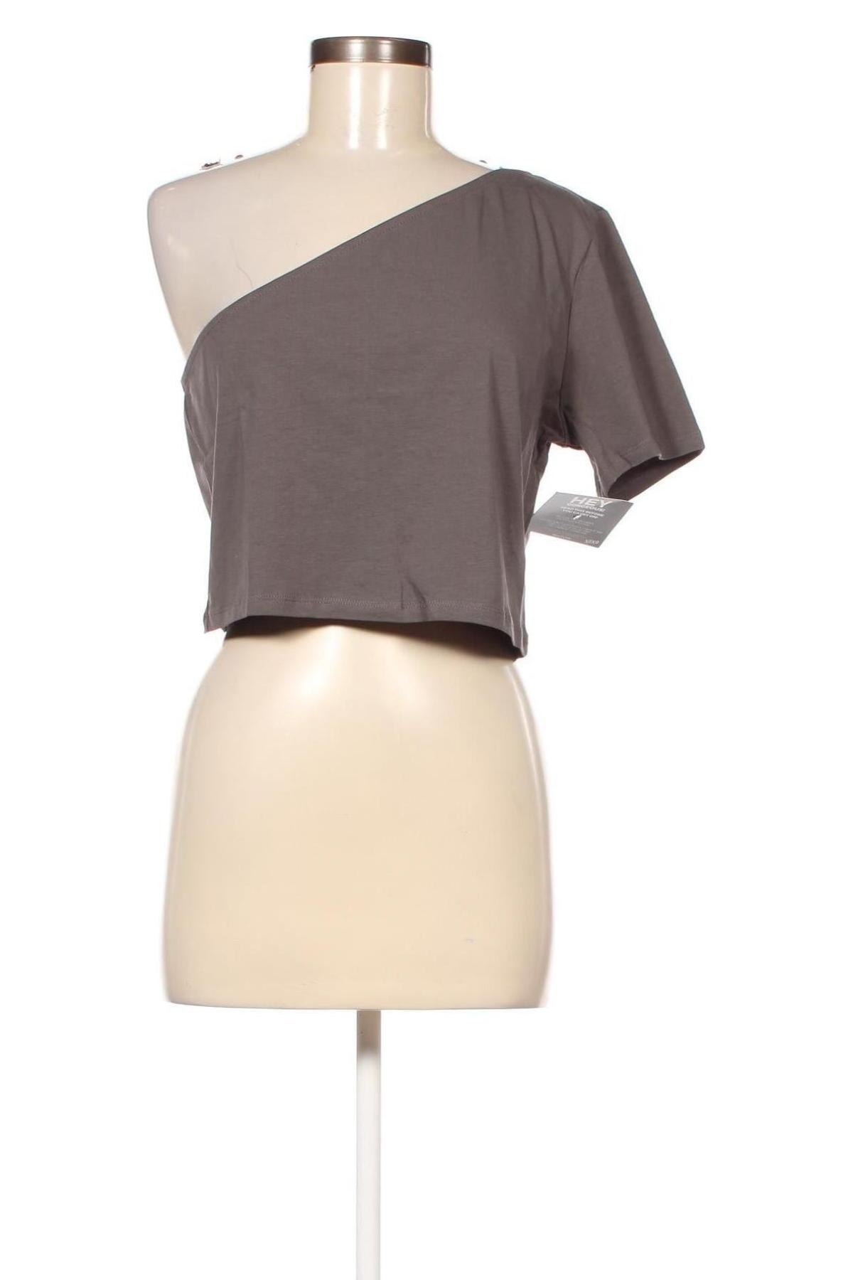 Дамска блуза NLY, Размер XL, Цвят Сив, Цена 7,83 лв.