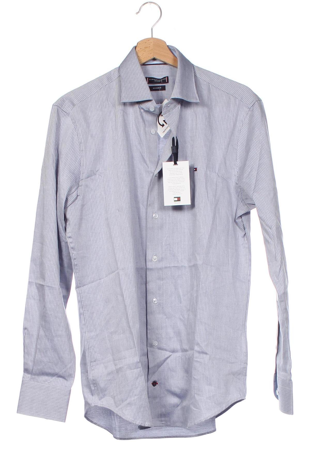 Ανδρικό πουκάμισο Tommy Hilfiger, Μέγεθος S, Χρώμα Μπλέ, Τιμή 88,66 €
