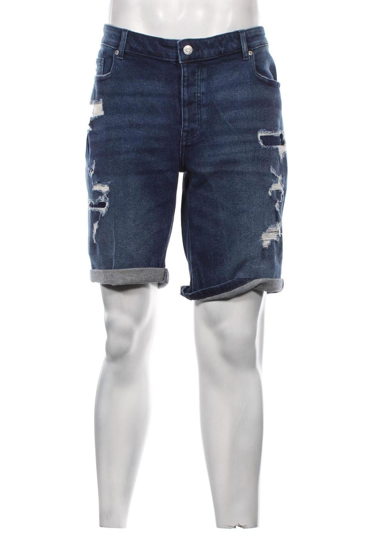 Pantaloni scurți de bărbați Review, Mărime XL, Culoare Albastru, Preț 230,26 Lei