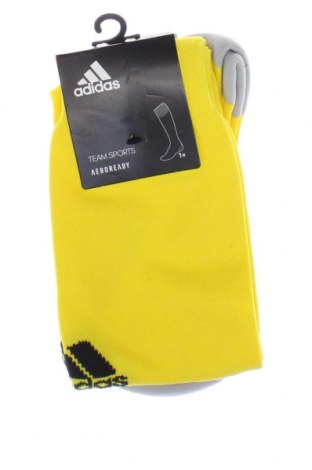 Чорапи Adidas, Размер S, Цвят Жълт, Цена 21,00 лв.