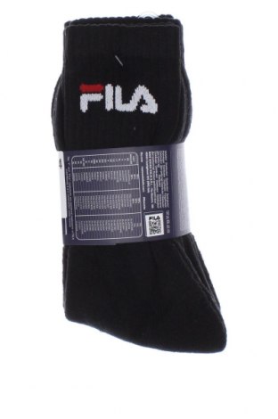 Чорапи FILA, Размер L, Цвят Черен, Цена 39,20 лв.