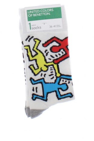 Socken United Colors Of Benetton, Größe S, Farbe Weiß, Preis 11,54 €