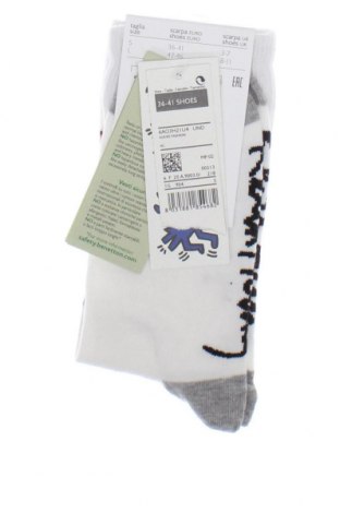 Чорапи United Colors Of Benetton, Размер S, Цвят Бял, Цена 22,40 лв.
