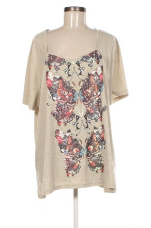 Γυναικεία μπλούζα, Μέγεθος 3XL, Χρώμα  Μπέζ, Τιμή 7,05 €