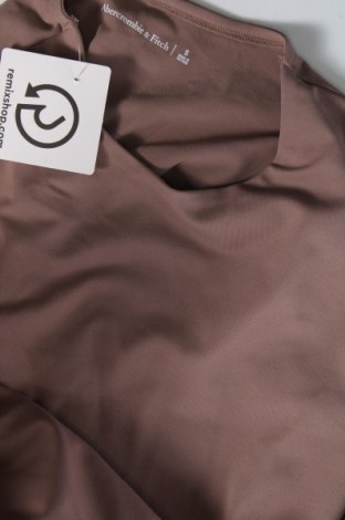 Дамска блуза - боди Abercrombie & Fitch, Размер S, Цвят Кафяв, Цена 54,00 лв.
