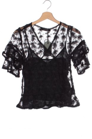 Γυναικεία μπλούζα-Κορμάκι AllSaints, Μέγεθος XXS, Χρώμα Μαύρο, Τιμή 49,79 €