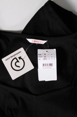 Дамска блуза - боди Camaieu, Размер XS, Цвят Черен, Цена 4,65 лв.