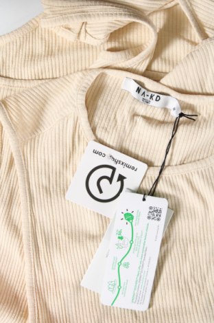 Дамска блуза - боди NA-KD, Размер M, Цвят Бежов, Цена 30,80 лв.