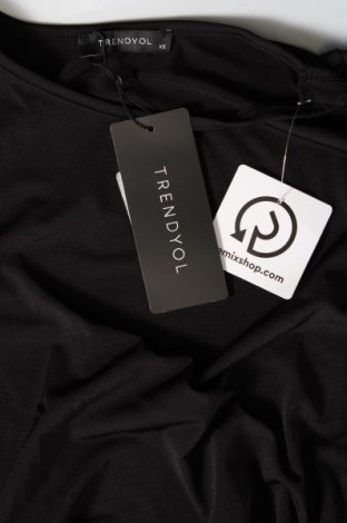 Дамска блуза - боди Trendyol, Размер XS, Цвят Черен, Цена 11,55 лв.