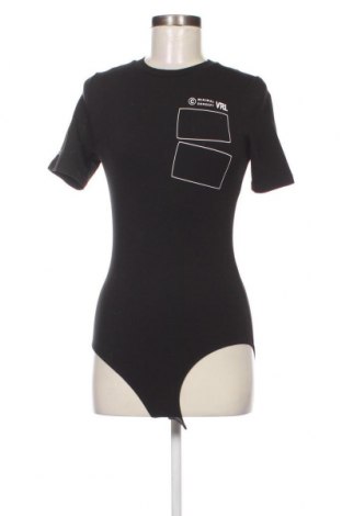 Дамска блуза - боди Viral Vibes, Размер M, Цвят Черен, Цена 38,50 лв.