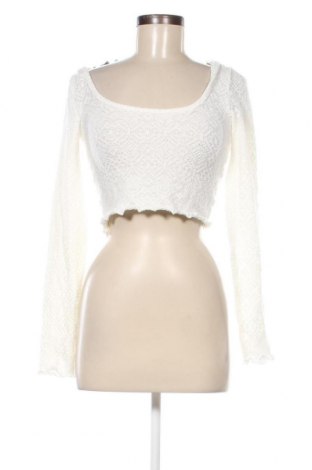 Γυναικεία μπλούζα Bershka, Μέγεθος S, Χρώμα Λευκό, Τιμή 8,47 €