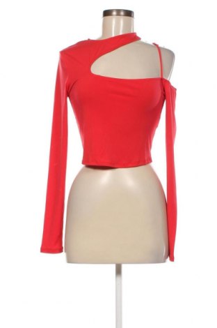 Damen Shirt Bershka, Größe M, Farbe Rot, Preis 3,20 €