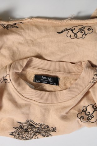 Дамска блуза Bershka, Размер S, Цвят Бежов, Цена 3,61 лв.