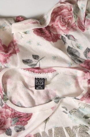 Γυναικεία μπλούζα Blind Date, Μέγεθος XL, Χρώμα Πολύχρωμο, Τιμή 11,75 €