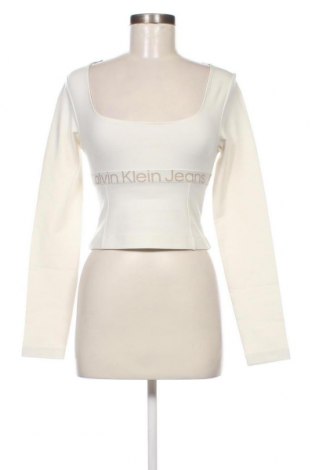 Γυναικεία μπλούζα Calvin Klein Jeans, Μέγεθος XS, Χρώμα Λευκό, Τιμή 39,69 €