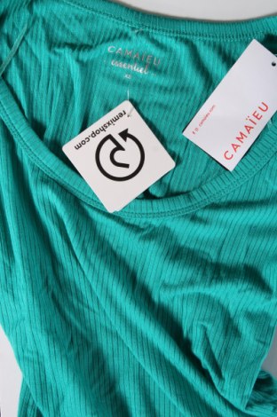 Γυναικεία μπλούζα Camaieu, Μέγεθος XS, Χρώμα Πράσινο, Τιμή 4,15 €