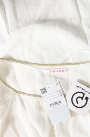 Γυναικεία μπλούζα Camaieu, Μέγεθος XL, Χρώμα Λευκό, Τιμή 15,98 €