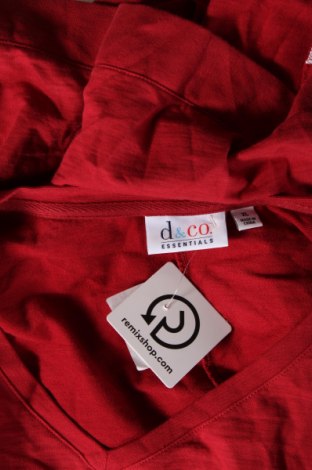 Dámska blúza D&Co, Veľkosť XL, Farba Červená, Cena  5,06 €