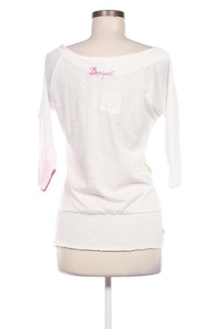 Γυναικεία μπλούζα Desigual, Μέγεθος M, Χρώμα Λευκό, Τιμή 17,00 €