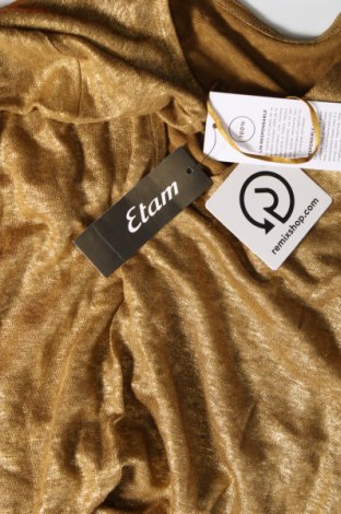 Γυναικεία μπλούζα Etam, Μέγεθος XS, Χρώμα Χρυσαφί, Τιμή 39,69 €