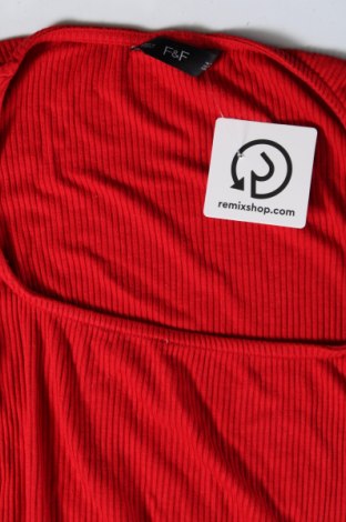 Γυναικεία μπλούζα F&F, Μέγεθος L, Χρώμα Κόκκινο, Τιμή 4,57 €