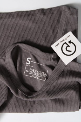Дамска блуза FSBN Sister, Размер S, Цвят Сив, Цена 19,00 лв.
