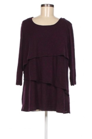 Γυναικεία μπλούζα Faded Glory, Μέγεθος XL, Χρώμα Βιολετί, Τιμή 5,88 €