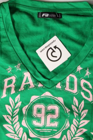 Γυναικεία μπλούζα Fb Sister, Μέγεθος L, Χρώμα Πράσινο, Τιμή 4,70 €