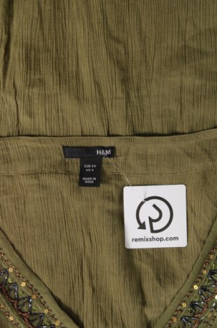 Bluză de femei H&M, Mărime XS, Culoare Verde, Preț 48,00 Lei