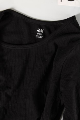 Дамска блуза H&M Sport, Размер M, Цвят Черен, Цена 23,00 лв.