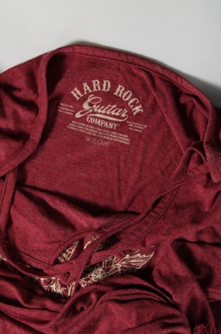 Дамска блуза Hard Rock, Размер XXL, Цвят Червен, Цена 19,00 лв.