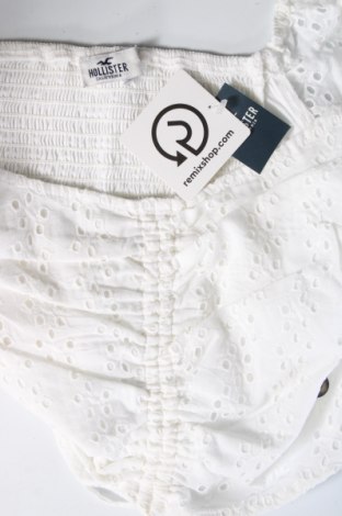 Γυναικεία μπλούζα Hollister, Μέγεθος S, Χρώμα Λευκό, Τιμή 18,02 €