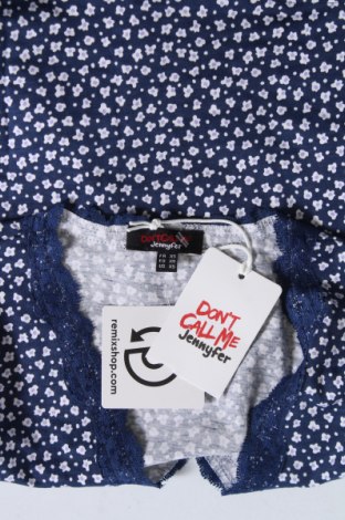 Γυναικεία μπλούζα Jennyfer, Μέγεθος XS, Χρώμα Μπλέ, Τιμή 2,40 €