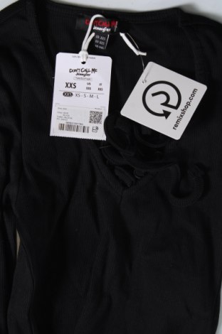 Γυναικεία μπλούζα Jennyfer, Μέγεθος XXS, Χρώμα Μαύρο, Τιμή 3,04 €