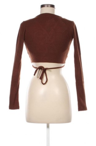 Дамска блуза Jennyfer, Размер XS, Цвят Кафяв, Цена 9,30 лв.