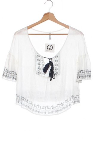Γυναικεία μπλούζα KVL by Kenvelo, Μέγεθος XS, Χρώμα Λευκό, Τιμή 5,00 €