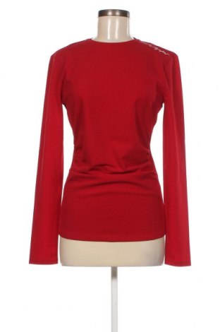 Bluză de femei Karl Lagerfeld, Mărime L, Culoare Roșu, Preț 677,96 Lei
