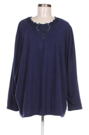 Γυναικεία μπλούζα Little Rose, Μέγεθος 3XL, Χρώμα Μπλέ, Τιμή 19,18 €