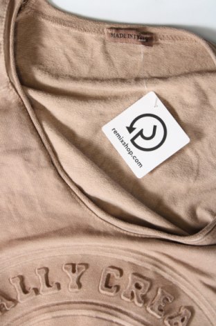 Γυναικεία μπλούζα Made In Italy, Μέγεθος L, Χρώμα  Μπέζ, Τιμή 11,75 €