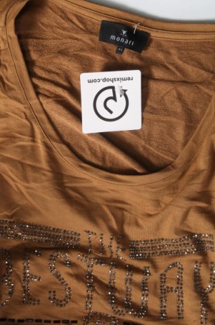 Γυναικεία μπλούζα Monari, Μέγεθος XL, Χρώμα Καφέ, Τιμή 26,72 €