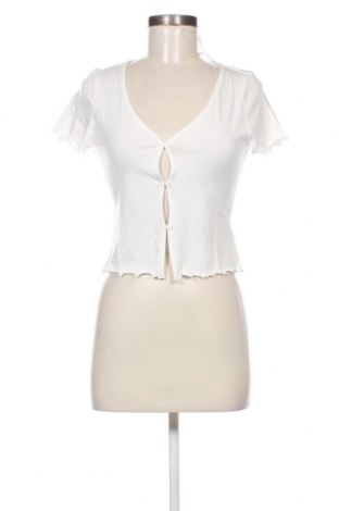 Damen Shirt Monki, Größe M, Farbe Weiß, Preis 4,45 €
