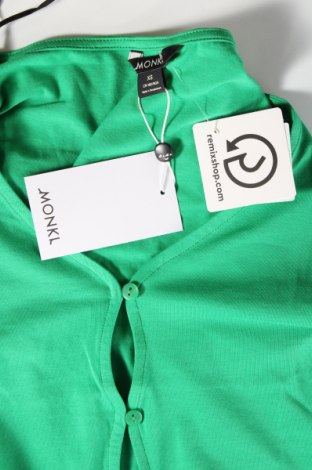 Γυναικεία μπλούζα Monki, Μέγεθος XS, Χρώμα Πράσινο, Τιμή 3,96 €