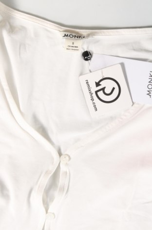 Дамска блуза Monki, Размер S, Цвят Бял, Цена 8,64 лв.