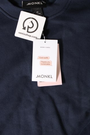 Дамска блуза Monki, Размер XS, Цвят Син, Цена 6,96 лв.