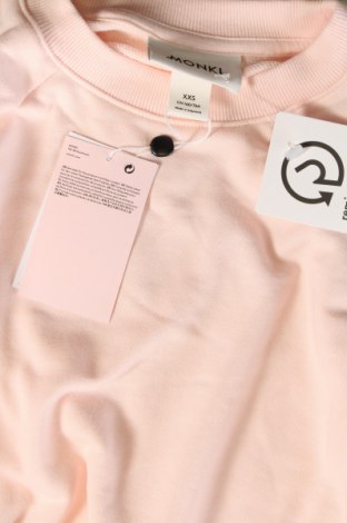 Γυναικεία μπλούζα Monki, Μέγεθος XXS, Χρώμα Ρόζ , Τιμή 2,24 €