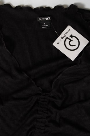 Γυναικεία μπλούζα Monki, Μέγεθος S, Χρώμα Μαύρο, Τιμή 1,90 €