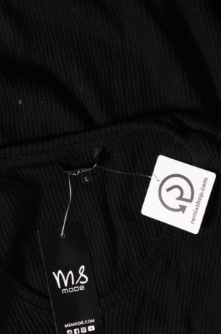 Γυναικεία μπλούζα Ms Mode, Μέγεθος L, Χρώμα Μαύρο, Τιμή 3,84 €