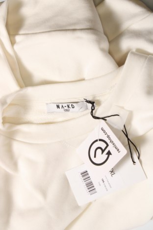 Дамска блуза NA-KD, Размер XXL, Цвят Бял, Цена 14,63 лв.