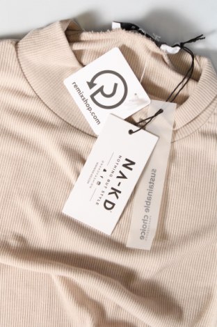 Γυναικεία μπλούζα NA-KD, Μέγεθος XXL, Χρώμα  Μπέζ, Τιμή 15,88 €