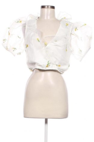 Дамска блуза NA-KD, Размер M, Цвят Бял, Цена 12,32 лв.